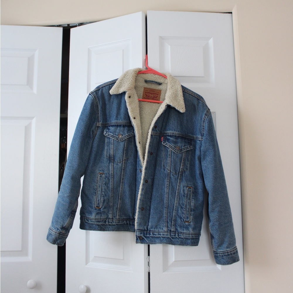 Levi’s wool denim trucker jacket